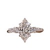 Brass Micro Pave Clear Cubic Zirconia Finger Rings FS-WG5249E-02-5