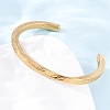 304 Stainless Steel Cuff Bangles for Men Women BJEW-D361-02G-3