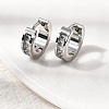 304 Stainless Steel Hoop Earrings EJEW-L302-02P-03-1