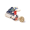 Zinc Alloy Brooches JEWB-D301-01G-03-3