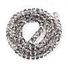 Electroplate Transparent Glass Beads Strands EGLA-N022-05B-C14-2
