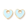 Rack Plating Eco-friendly Brass Enamel Charms LS-KK-D073-04G-02-NR-2