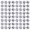 150Pcs Craft Style Acrylic Beads SACR-UN0001-03-1