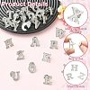26Pcs Letter A~Z Alloy Lapel Pin Backs JEWB-CJZ0001-03P-3