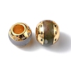 Brass European Beads G-F743-07-2