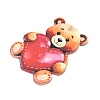 Valentine's Day Opaque Printed Acrylic Pendants OACR-A045-06I-2