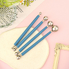 4Pcs Plastic Double Heads Modeling Clay Sculpting Tools Set TOOL-SP0001-08-7