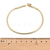 Brass Micro Pave Clear Cubic Zirconia Cuff Bangles for Women BJEW-B145-07G-01-2