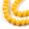 Opaque Solid Color Imitation Jade Glass Beads Strands EGLA-A044-P1mm-D29-2