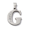 201 Stainless Steel Pendants STAS-Q342-53P-G-1