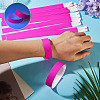 Luminous Paper Disposable Wristbands BJEW-TAC0075-001C-7