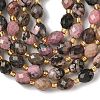 Natural Rhodonite Beads Strands G-F809-A21-01-4