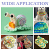 Polyester Fibers Knitting Yarn DIY-TADJ0002-005A-8