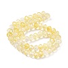 Transparent Crackle Glass Beads Strands CCG-L050-01A-04-3