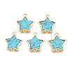 Brass Connector Charms KK-N233-173B-01B-1