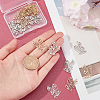 20Pcs 2 Colors  201 Stainless Steel Pendants STAS-DC0006-58-2