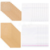 100Pcs 2 Styles Square Paper Earring Display Cards and Rectangle Keychain Display Cards CDIS-TA0001-49A-1