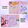 4Pcs 4 Colors 3 Inch Heart Window PVC Photo Albums AJEW-GL0002-85-6