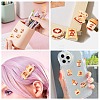 50Pcs 5 Styles Coffee Theme Opaque Resin Decoden Cabochons FIND-CJ0011-15-7