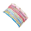 10Pcs Glass Seed Beaded Stretch Bracelets Sets for Women BJEW-MZ00295-4