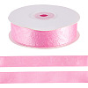 1 Roll Imitation Leather Polyester Ribbon LC-TA0001-02D-1