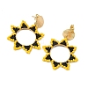 Brass Dangle Stud Earrings for Women EJEW-MZ00758-6