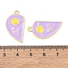 Alloy Enamel Pendants AL-CBA292F-01E-G-3