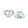 Transparent Printed Acrylic Beads OACR-H124-03D-2