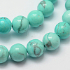 Natural Howlite Beads Strands G-K113-09-8mm-2