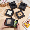 Square Kraft Paper Storage Gift Boxes CON-WH0095-100B-02-3
