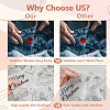 4 Sheets 11.6x8.2 Inch Stick and Stitch Embroidery Patterns DIY-WH0455-208-3
