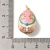 Brass Enamel Pendants KK-K389-150G-03-3