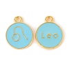 Alloy Enamel Pendants ENAM-S124-01B-16G-2