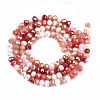 Opaque Glass Beads Strands GLAA-T006-12C-2