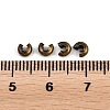 Iron Crimp Beads Covers X-IFIN-H028-AB-2