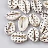 Printed Cowrie Shell Beads SHEL-S274-02F-1