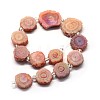 Natural Druzy Quartz Crystal Beads Strands G-F582-A10-2