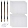   4Pcs Chinese Calligraphy Brushes Pen Kits AJEW-PH0002-93-WH-1