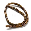 Natural Petrified Wood Beads Strands G-M420-E06-03-3