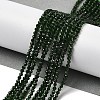 Synthetic Green Goldstone Beads Strands G-G189-D19-01-2