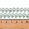 Baking Paint Transparent Glass Beads Strands DGLA-N006-8mm-08-4