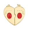 Brass Enamel Pendants KK-A293-02G-03-1