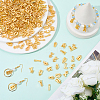 300Pcs Electroplated Plastic Charms KY-SC0002-61G-5