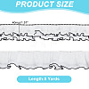 5 Yards Polyester Pleated Lace Ribbon OCOR-DC0001-22-2
