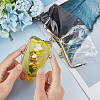 Gorgecraft 3Pcs 3 Colors Transparent PVC Change Purse ABAG-GF0001-14-5