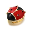 Brass Enamel Watch Band Charms KK-Z125-16B-G-2