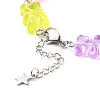 Handmade Resin Link Bracelet & Necklace Set SJEW-JS01205-10