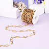 Ion Plating(IP) 304 Stainless Steel Paperclip Chains YS-TAC0003-02G-5