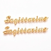 Golden Plated Alloy Cabochons PALLOY-WH0068-08C-2