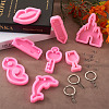 DIY Silicone Keychain Making Molds DIY-TA0003-29-4